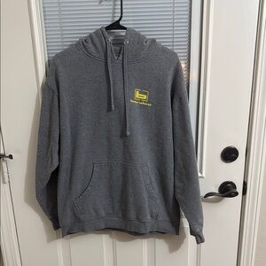 Men’s Banded Gray Hoodie Size M (?)
